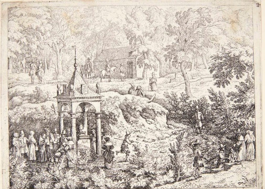 Kilden ved Gerenstère by Allaert van Everdingen