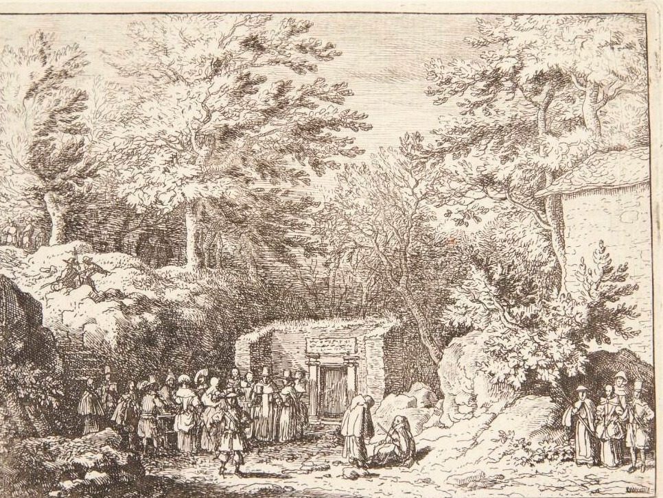 Kilden ved Sauvenière by Allaert van Everdingen