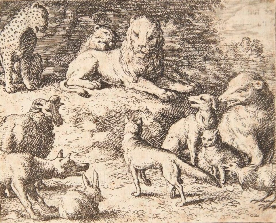 Renard møder op i retten by Allaert van Everdingen