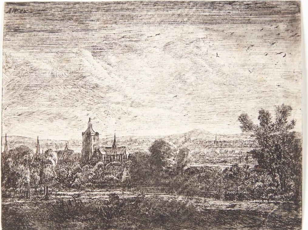 Kirke i måneskin by Jan Ruyscher