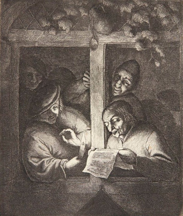 Sangerne by Adriaen van Ostade