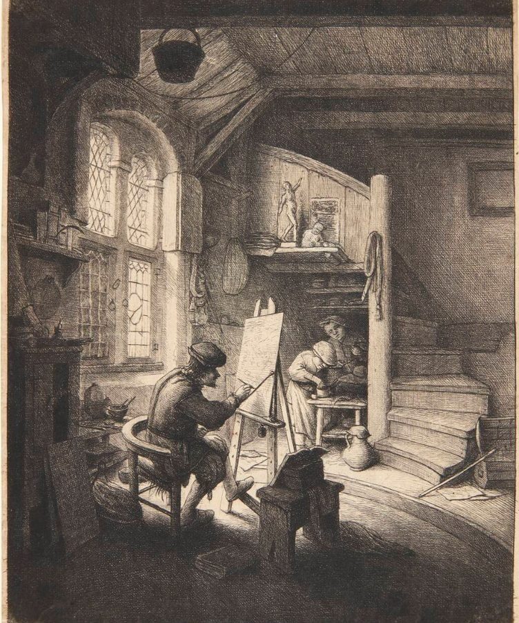 Maleren by Adriaen van Ostade