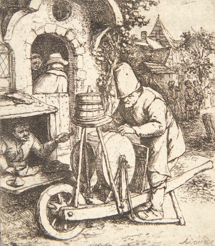 Skærsliberen by Adriaen van Ostade