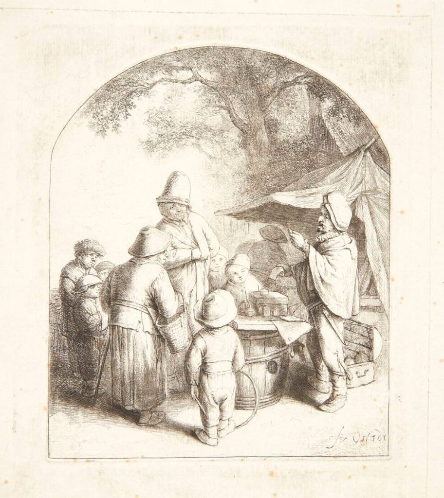 Kvaksalveren by Adriaen van Ostade