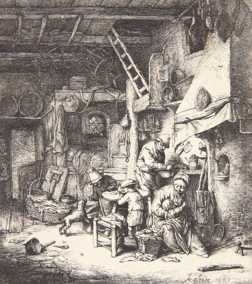 Familien by Adriaen van Ostade