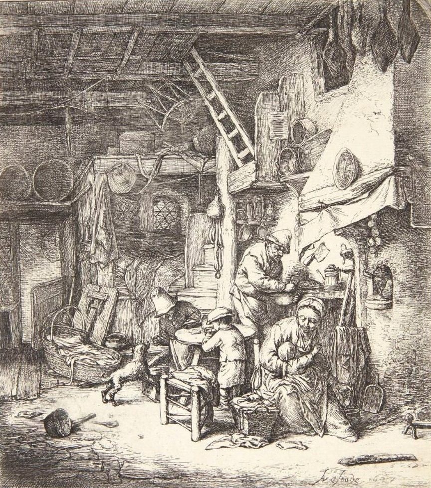 Familien by Adriaen van Ostade