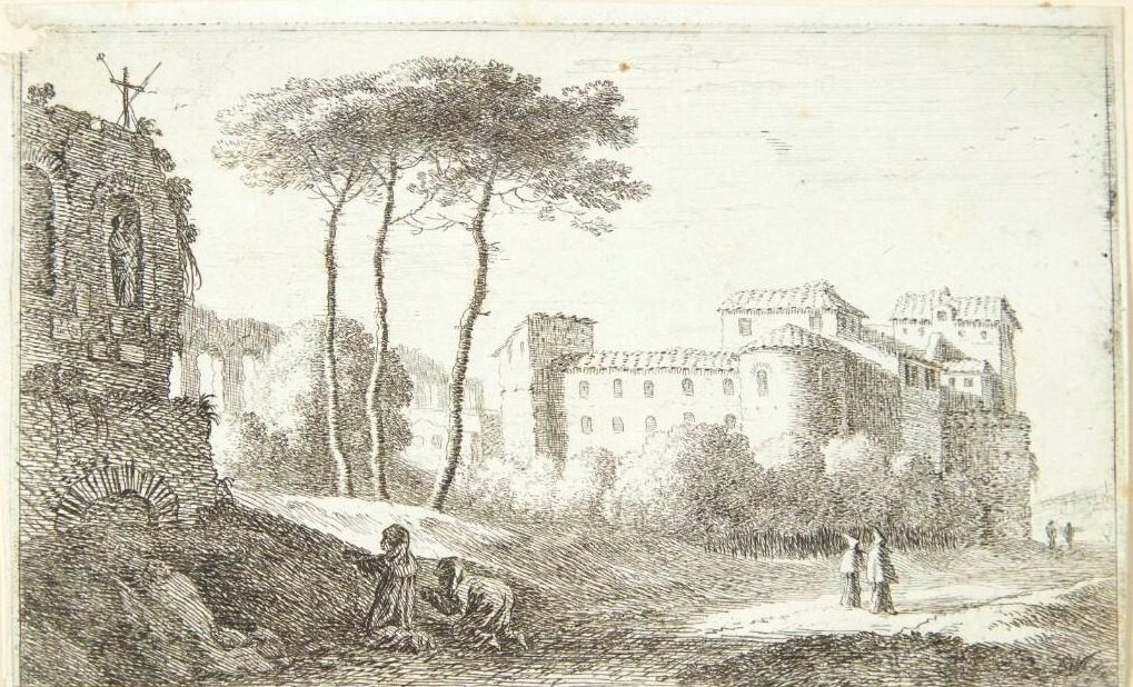 Kirken "Quattro Santi Coronati" by Herman van Swanevelt