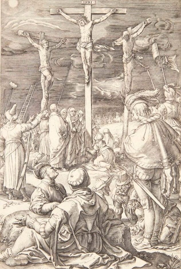 Jesus på korset by Ubekendt