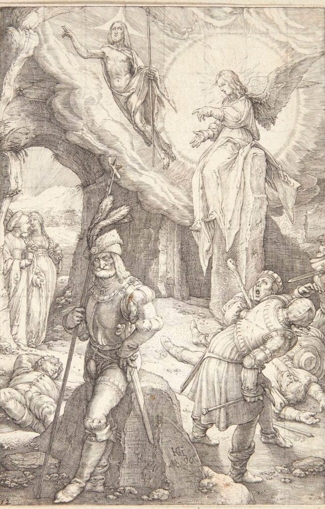Genopstandelsen by Hendrick Goltzius
