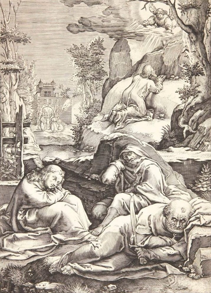 Jesus i Getsemane have by Albrecht von Horn
