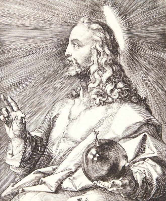 Kristus by Hendrick Goltzius