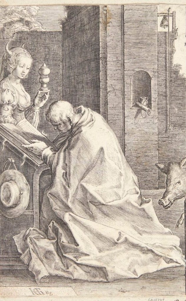 Skt. Antonius' fristelser by Ubekendt