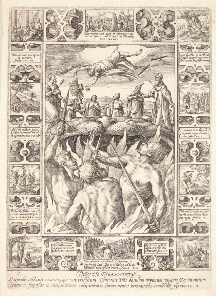 Straffen for tyranni by Hendrick Goltzius