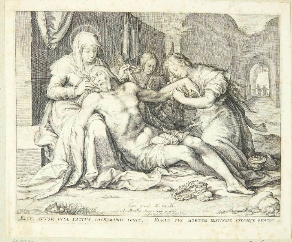 Pietà by Jacob Matham