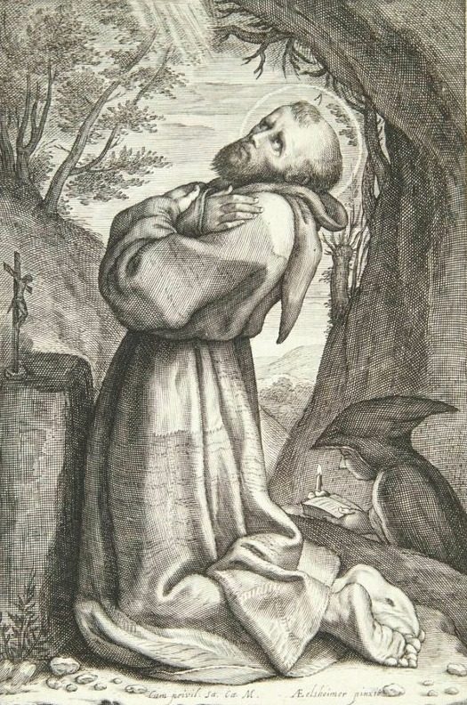 Frans af Assisi by Jacob Matham