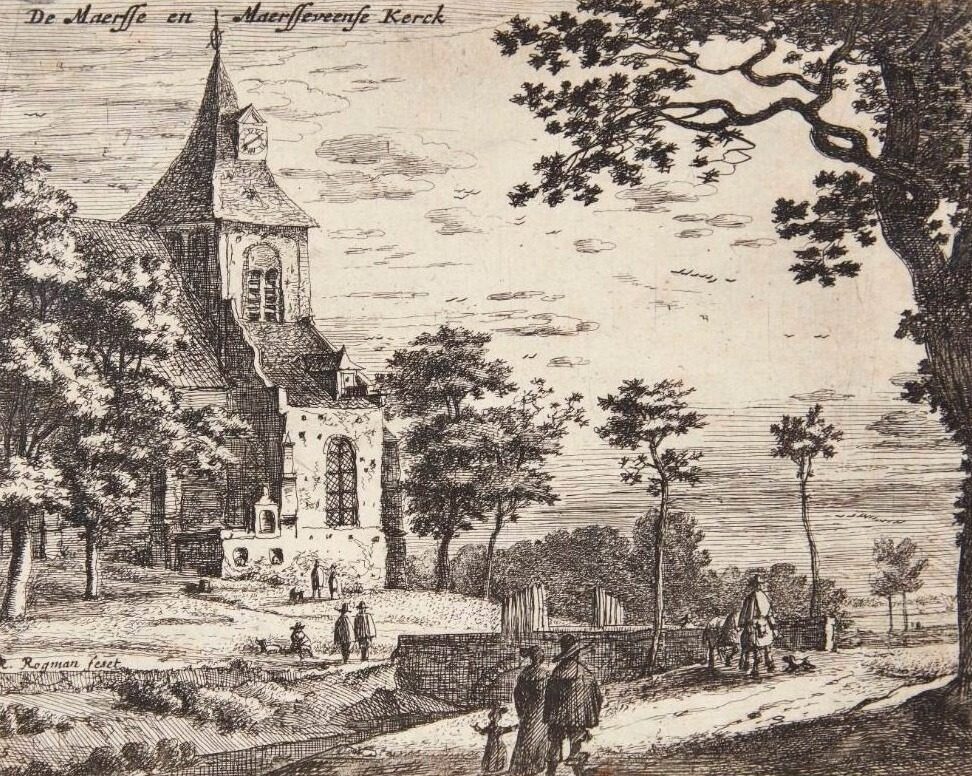 Kirken i Maarsseveen by Roelant Roghman
