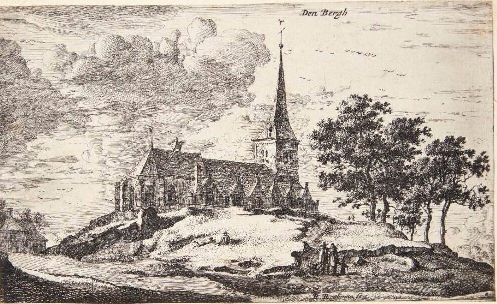 Udsigt mod kirken i Nederhorst den Berg by Roelant Roghman
