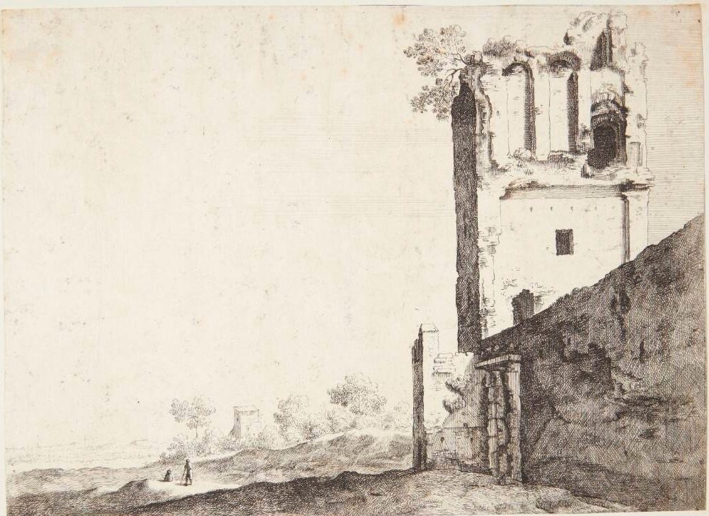 Romerske ruiner. Pars murorum Romae Veteris by Jan Gerritsz van Bronchorst