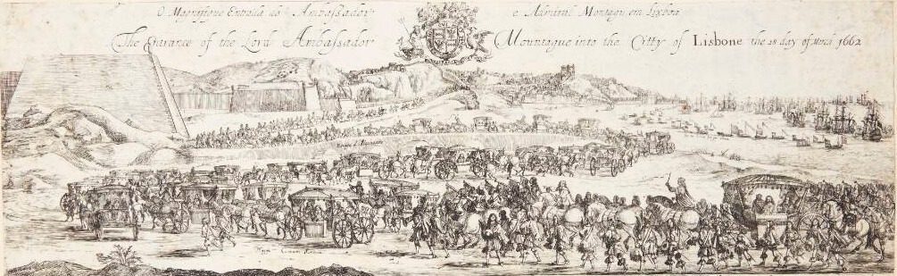 Lord Montagues ankomst til Lissabon by Dirk Stoop