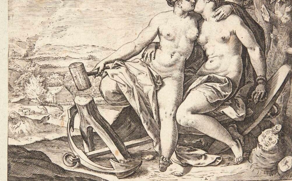 Tillid og håb by Hendrick Goltzius