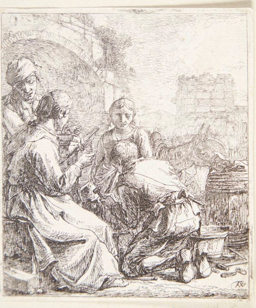 Syerske og en smed by Thomas Wijck