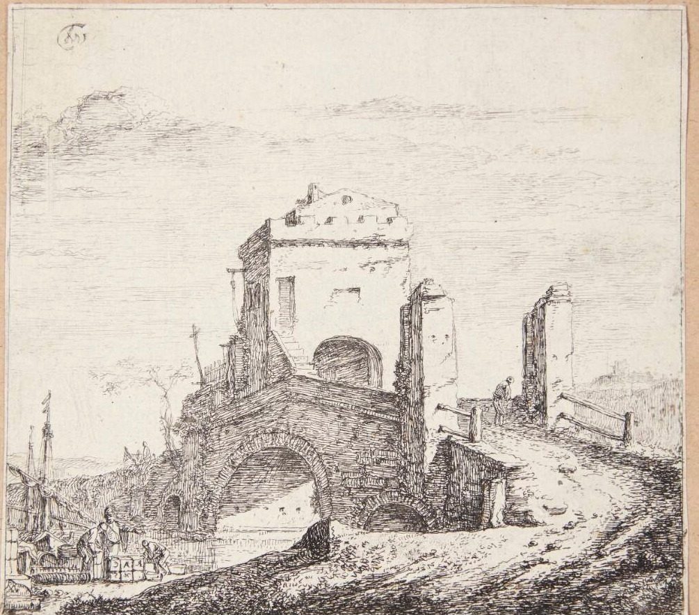 En stenbro by Thomas Wijck