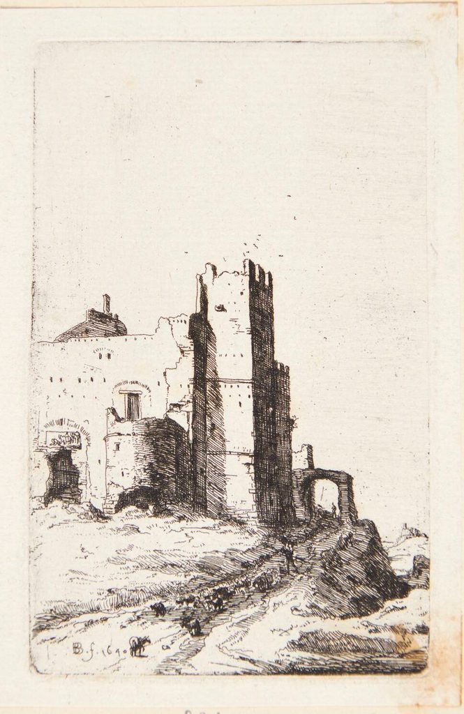 Ruiner i Leoni nær Frascati by Bartholomeus Breenbergh