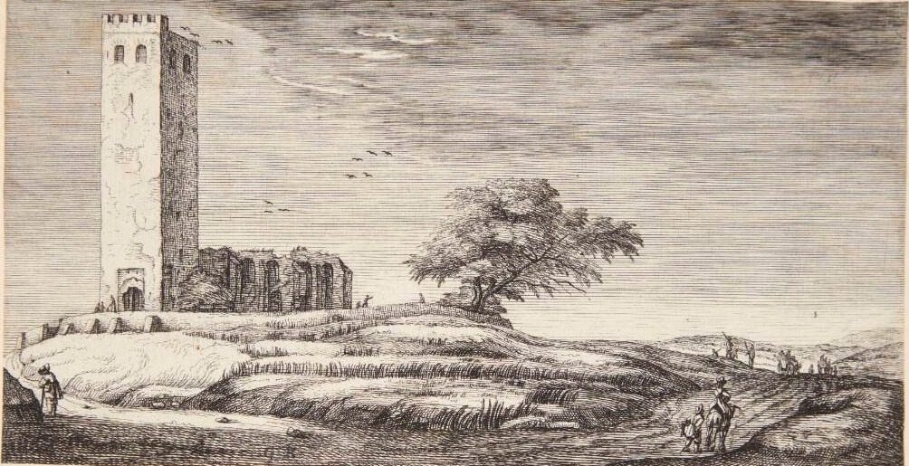 Den gamle kirke ved Muiderberg by Geertruyt Roghman