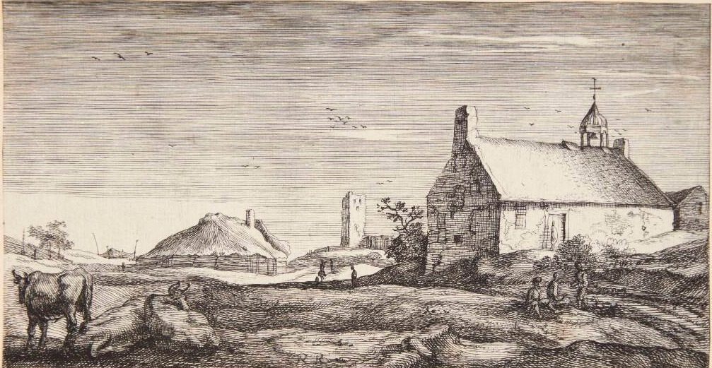 Den nye kirke ved Muiderberg by Geertruyt Roghman