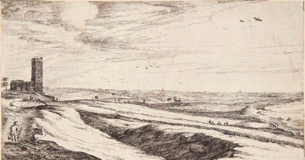 Landskab ved Zuidersøen by Geertruyt Roghman