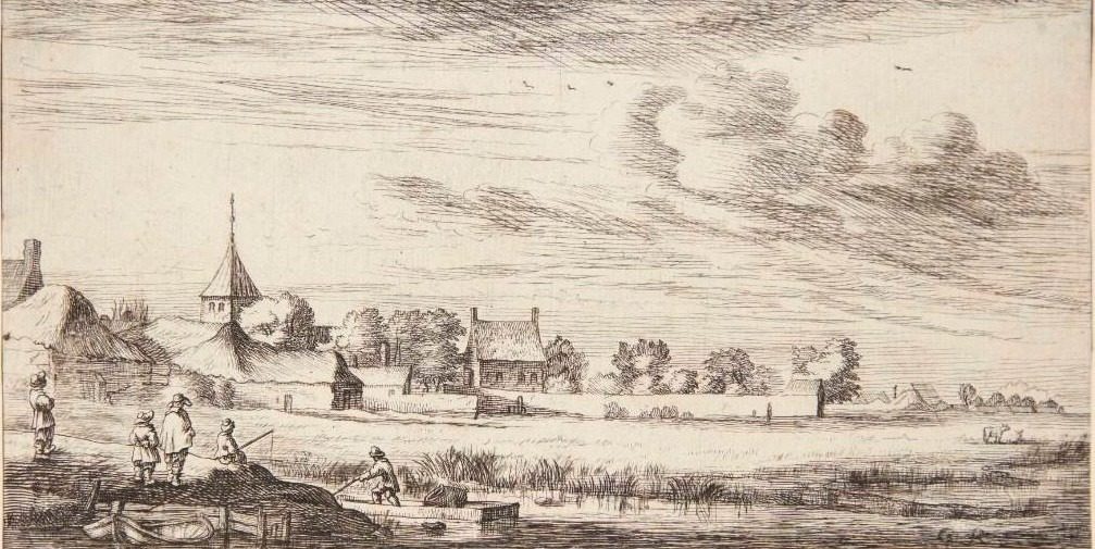 Sloterdijk set fra vest by Geertruyt Roghman