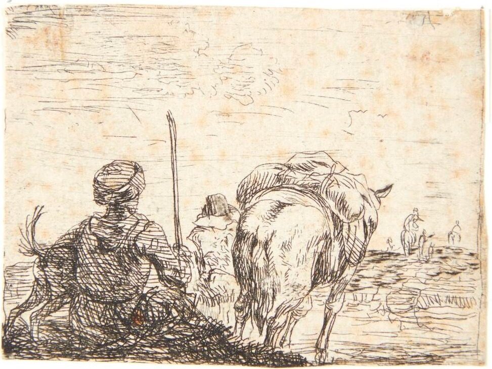 En pakhest by Karel Du Jardin