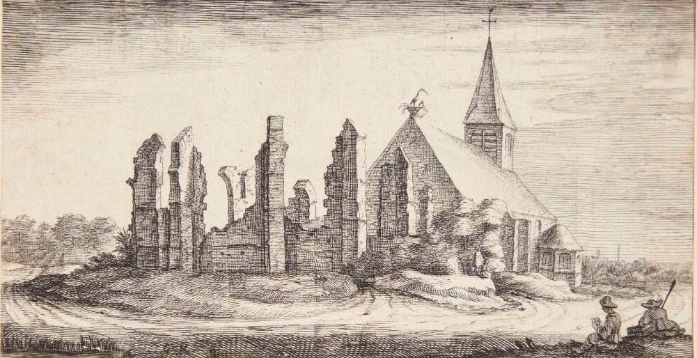 Kirken i Sloten by Geertruyt Roghman