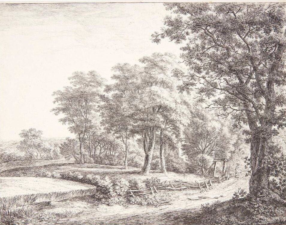 Rytter på en landevej by Anthonie Waterloo