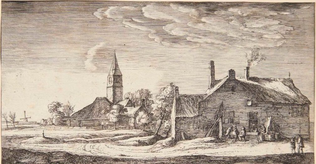 Udsigt mod Spaarnwoude by Geertruyt Roghman