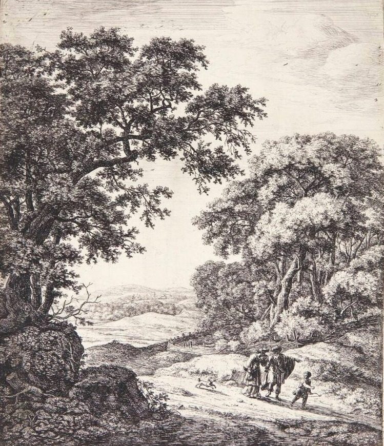 Bortvisningen af Hagar og Ismael by Anthonie Waterloo