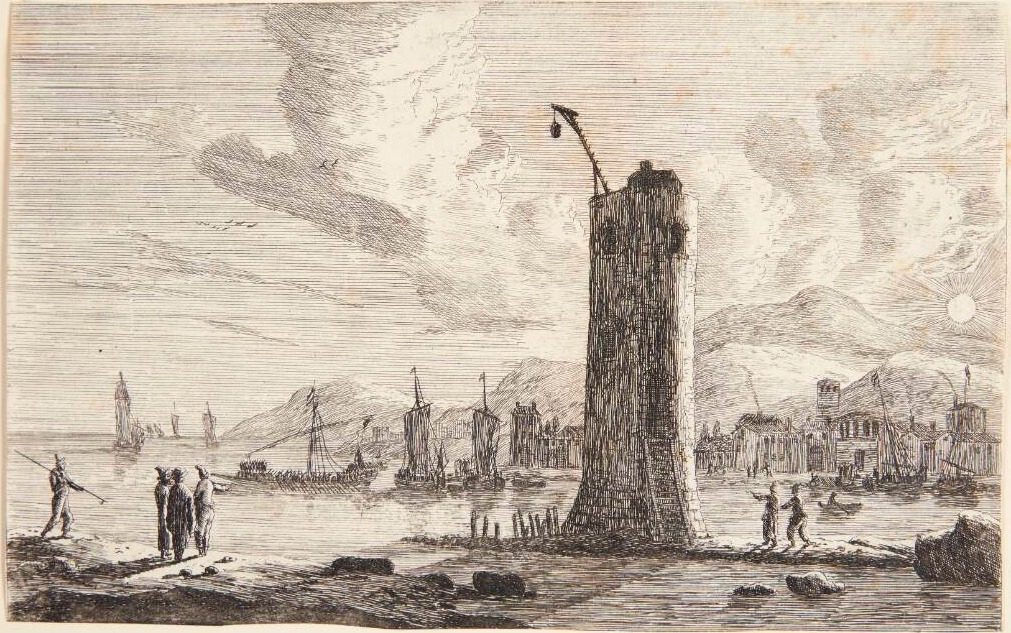 Havn med fyrtårn by Reinier Zeeman