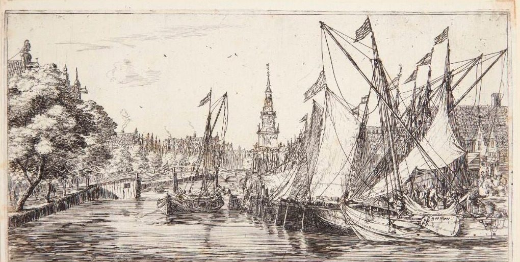 Appelmarkt i Amsterdam by Reinier Zeeman