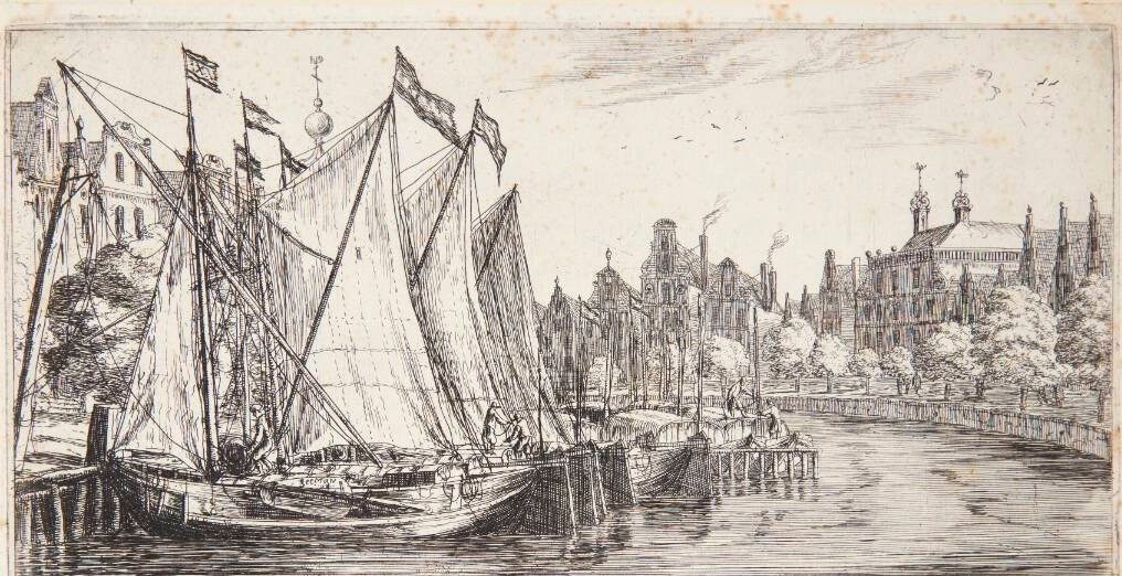 Færgebåde til Leiden by Reinier Zeeman