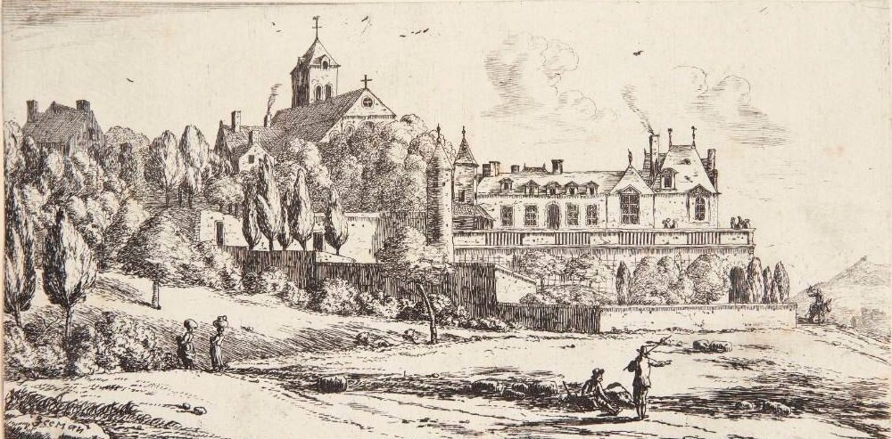 Udsigt over Conflans by Reinier Zeeman