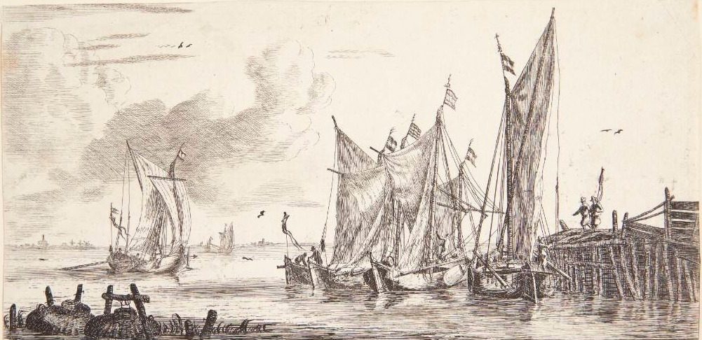 Fiskerbåde fra Sparndaam by Reinier Zeeman