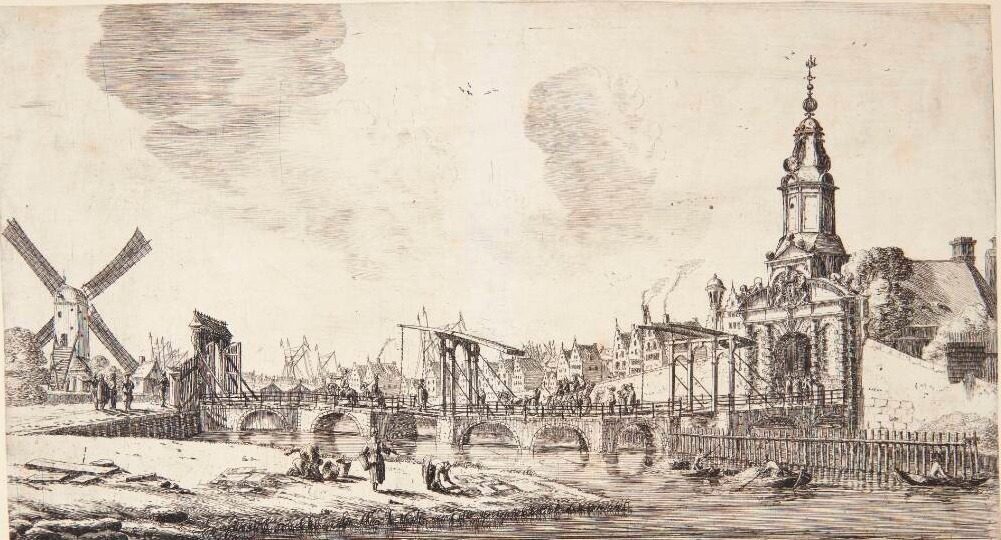 Haarlem-porten i Amsterdam by Reinier Zeeman