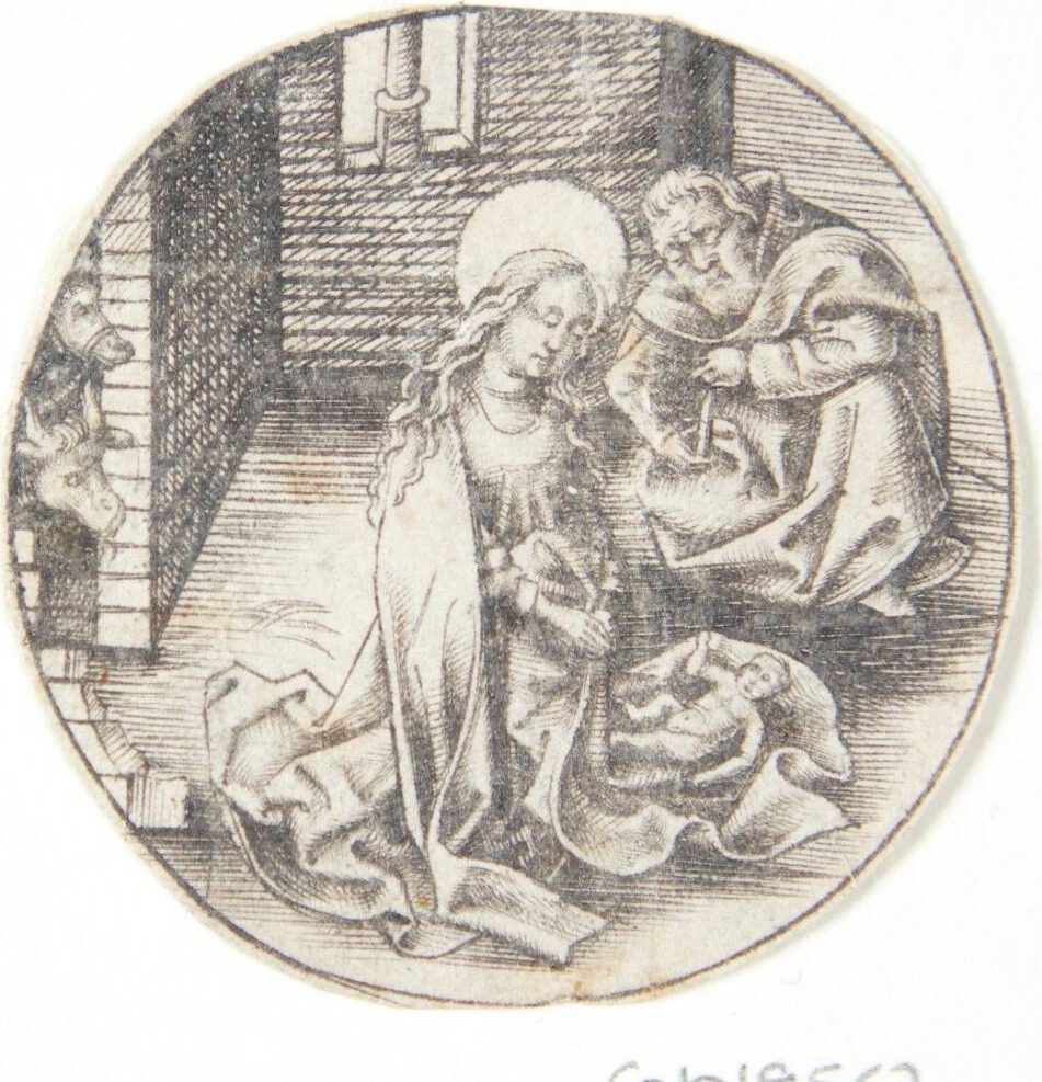 Scene fra Jomfru Marias liv by Israhel van Meckenem