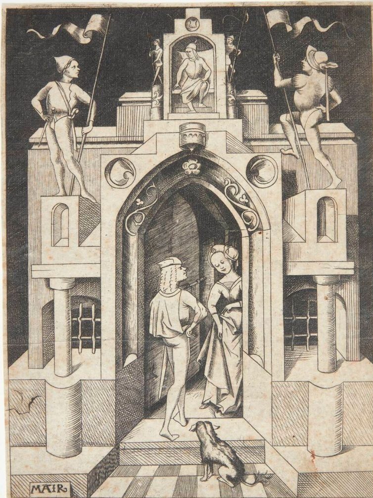 Velkomst i en døråbning by Mair Landshut