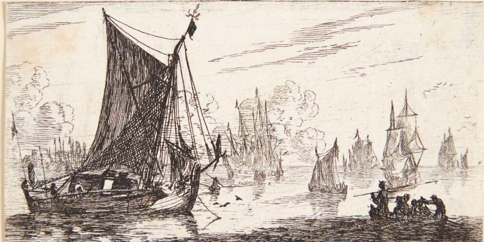 Fiskerbåde på Zuiderzee by Reinier Zeeman