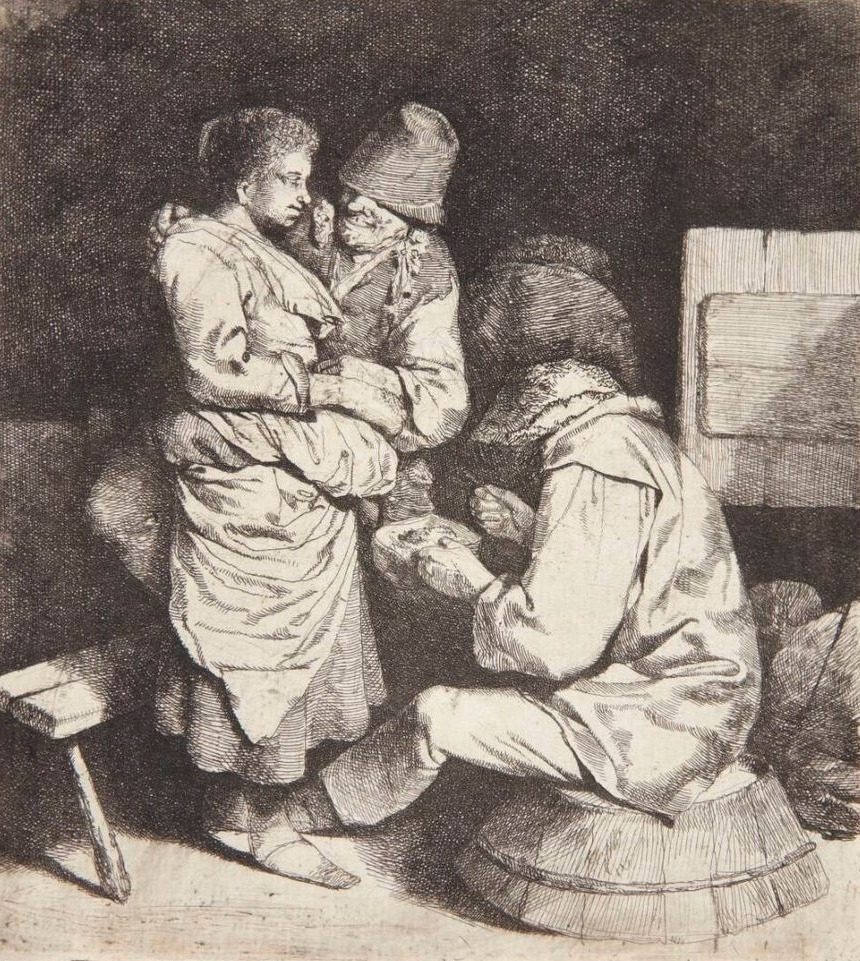 Ung værtinde i en krostue by Cornelis Pietersz Bega