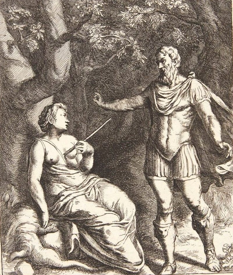 Cephalus og Procris by Ossenbeeck, Jan van