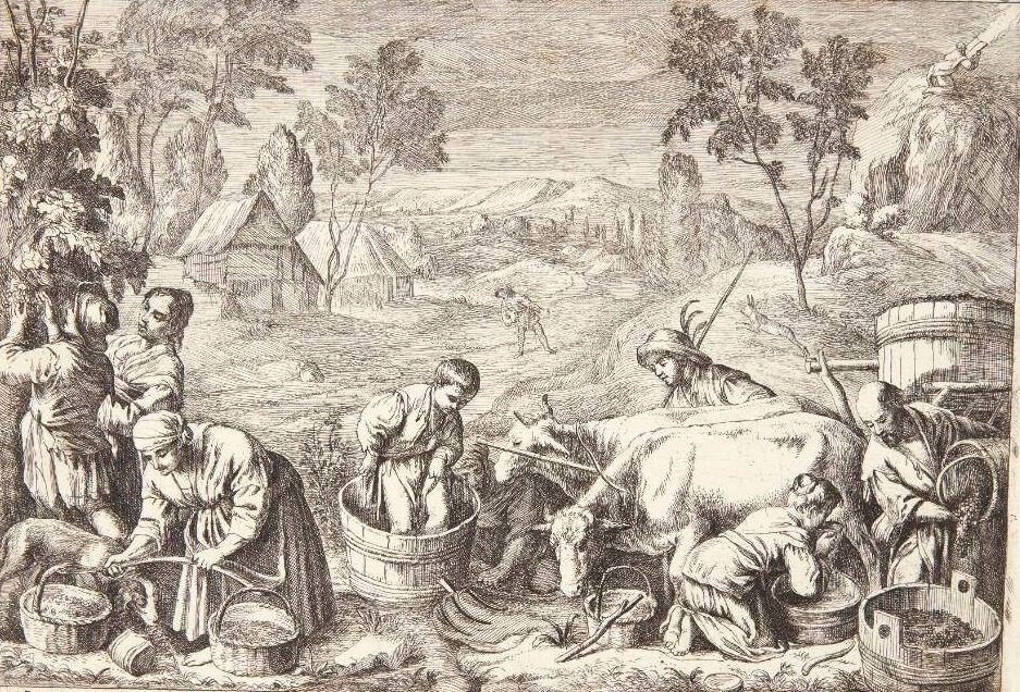 De fire årstider. Forår by Ossenbeeck, Jan van