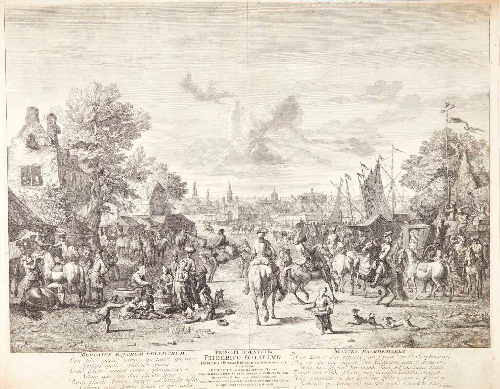 Hestemarked by Jan van Huchtenburg