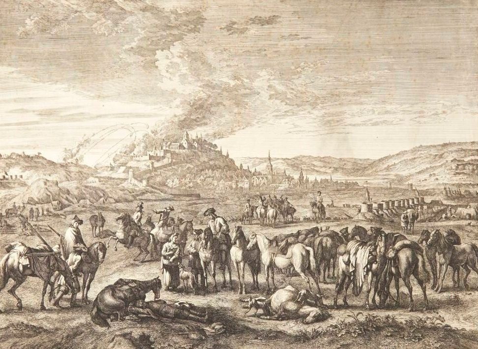 Belejring af slottet ved Namur by Jan van Huchtenburg